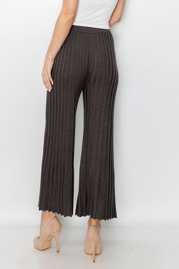 Selie Knitted Ribbed Pant - JOH APPAREL - Banebrook Collections