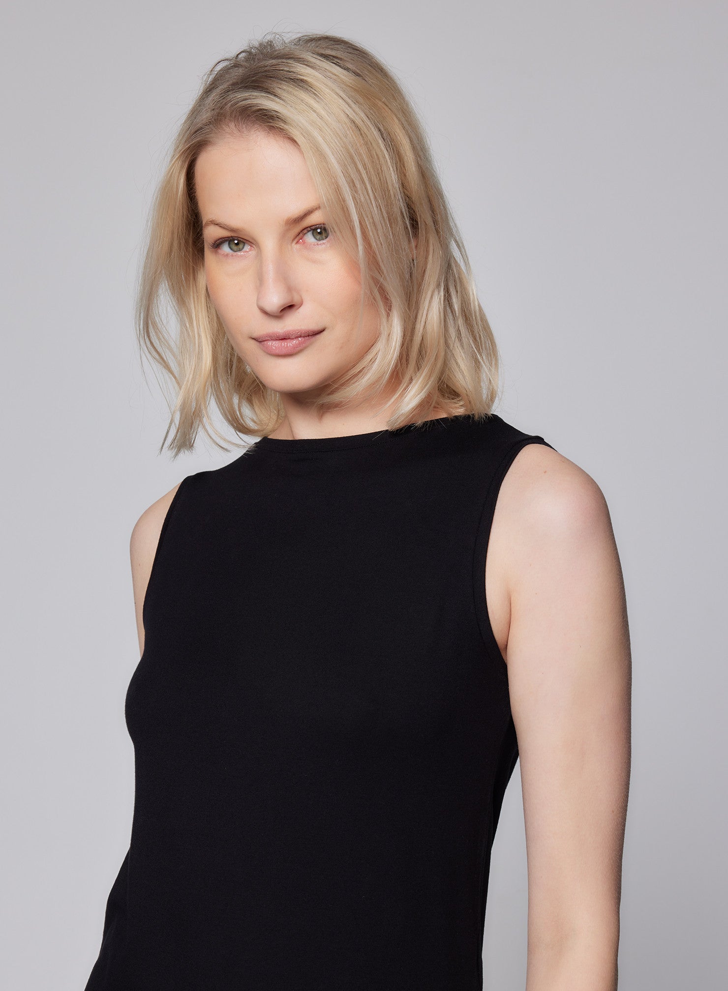 Soft Touch Semi Relaxed Boatneck Tank - MAJESTIC FILATURES - Banebrook Collections