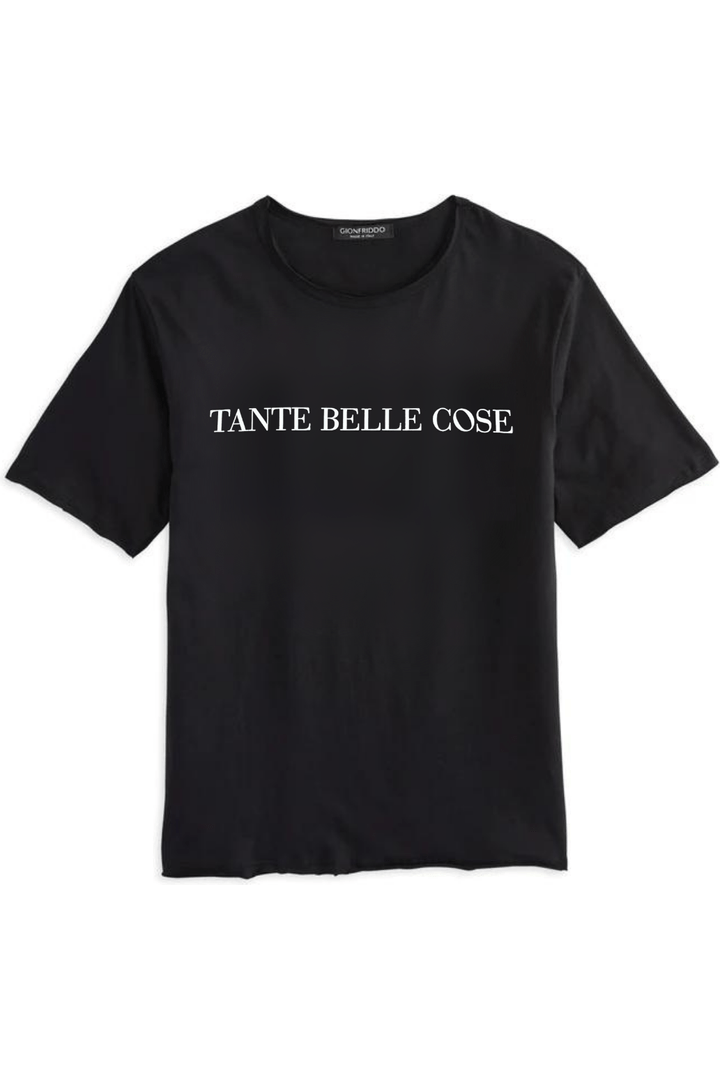 "Tante Belle Cose" Short Sleeve Roll Neck T - GIONFRIDDO SPORTSWEAR - Banebrook Collections