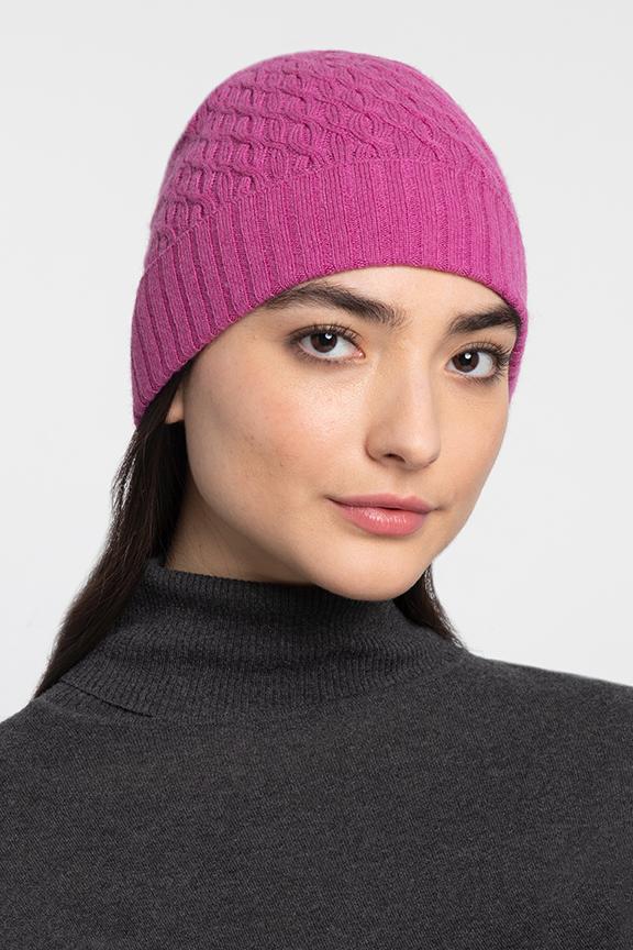 Textured Hat - KINROSS CASHMERE - Banebrook Collections