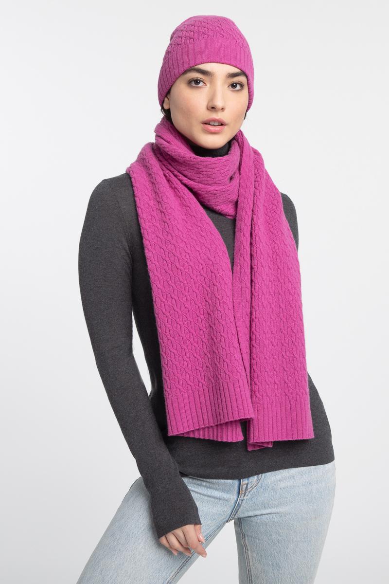 Textured Scarf - KINROSS CASHMERE - Banebrook Collections