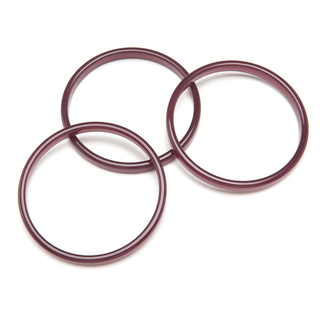 Twiggy Bangle Set Of 3 Melanzana - PONO - Banebrook Collections