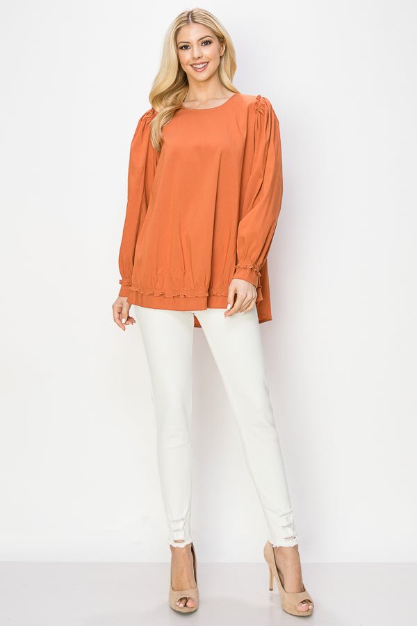 Willow Woven Top - JOH APPAREL - Banebrook Collections