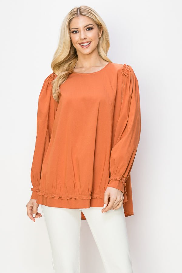 Willow Woven Top - JOH APPAREL - Banebrook Collections