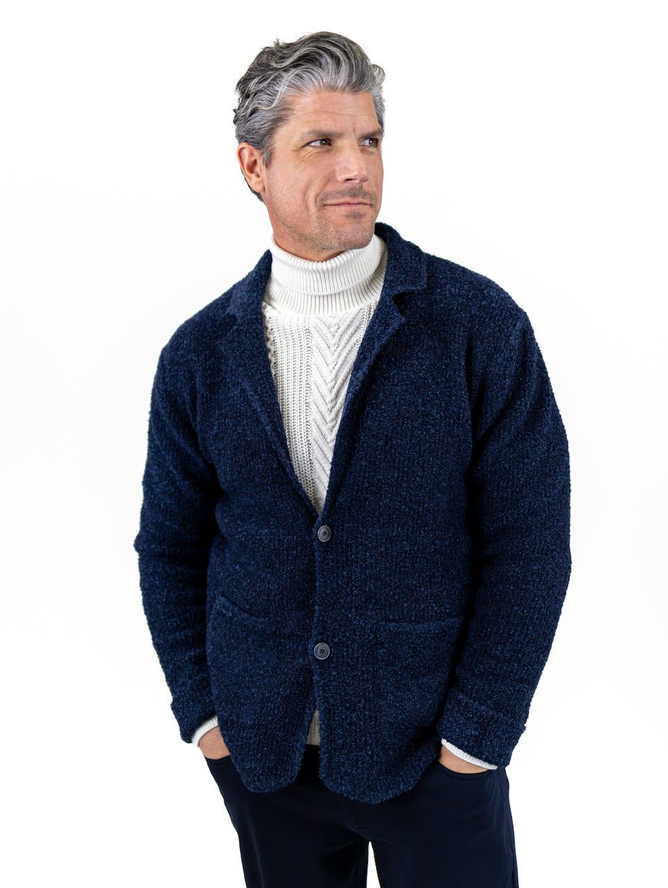 Navy Sweater S / NAVY