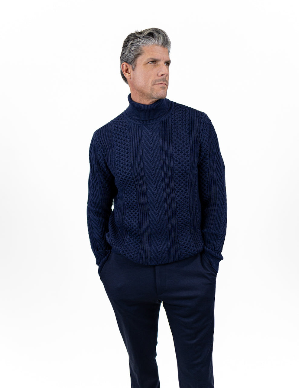 Navy Sweater S / NAVY